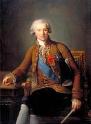 elisabeth vigee-lebrun Portrait of the Comte de Vaudreuil oil painting